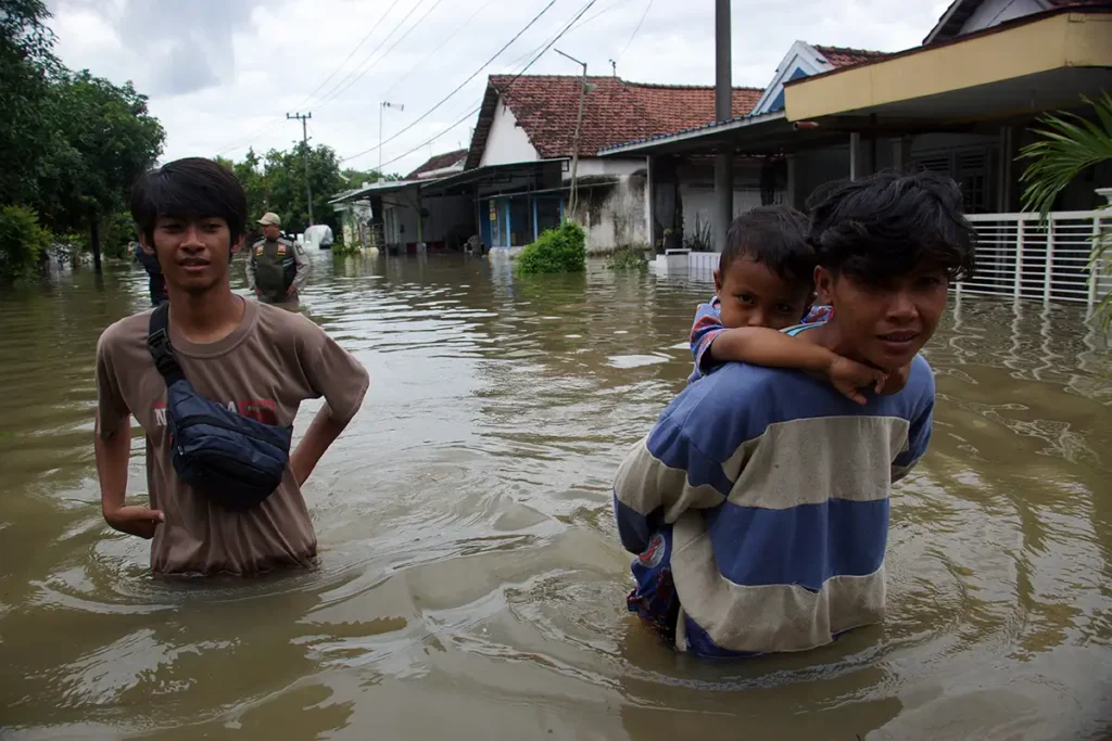 Banjir Landa Dusun Beluk Jombang, Warga Terpaksa Mengungsi