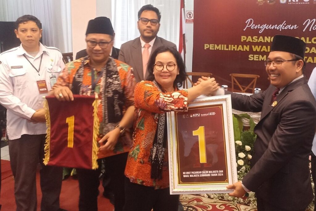 Agustina Wilujeng-Iswar Aminuddin Menang Telak di Pilkada Semarang 2024