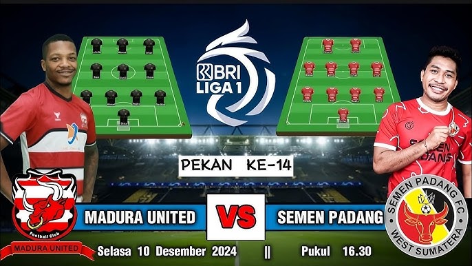 Madura United Siap Hadapi Semen Padang di Pekan ke-14 Liga 1 2024/2025