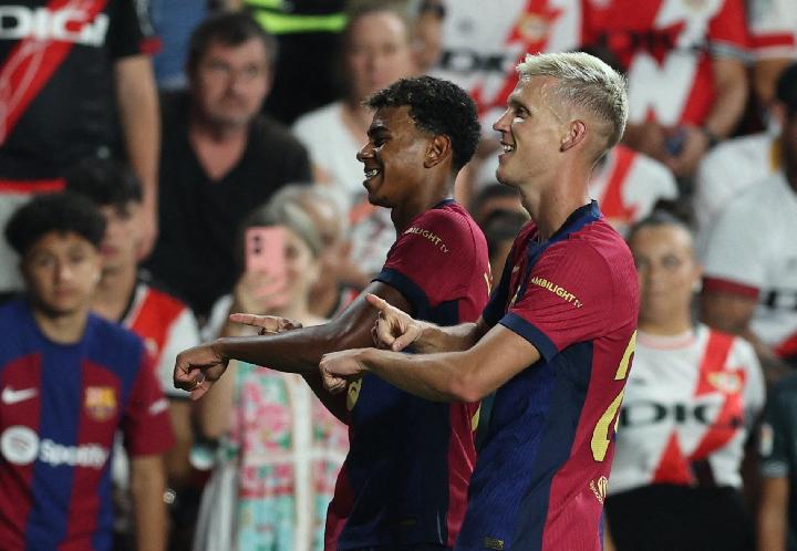Barcelona Pesta Gol, Hansi Flick Puji Lamine Yamal dan Pedri