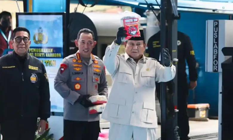 Prabowo Tegaskan Perang Narkoba Makin Berat, Modus Kapal Selam Muncul