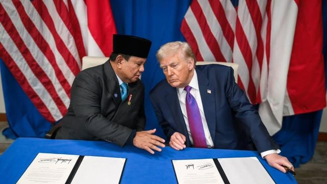 Prabowo-Trump Teken Dagang Rp609T Tarif 19%