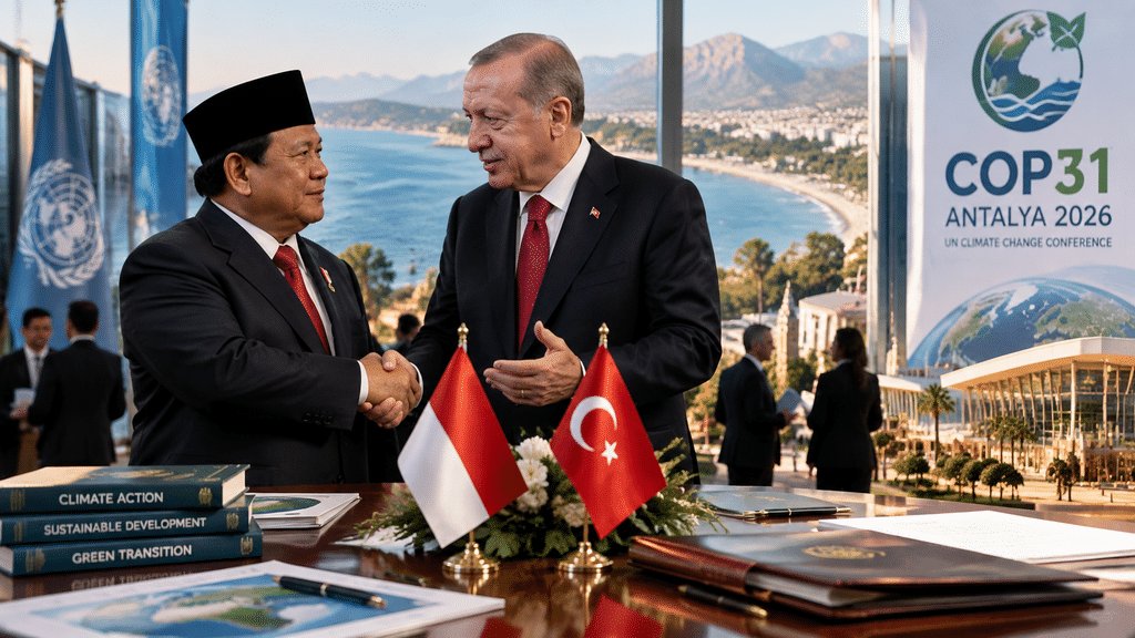 Ditelepon Erdogan, Prabowo Diundang ke KTT COP31 Antalya